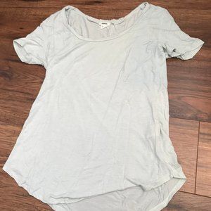 Garage mint scoop neck tee